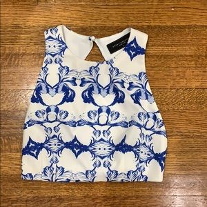 Akira Open Back Crop Top